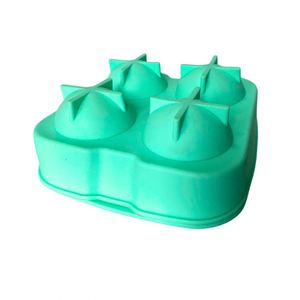 Moule en silicone personnalisé à 4 cavités pour glaçons sphériques, facile à démouler, pour whisky et cocktails - Product Image 2