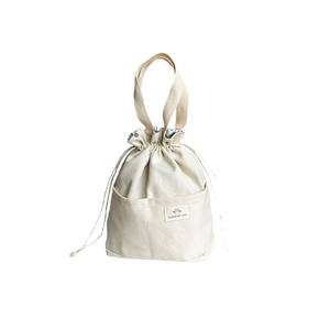 กระเป๋าใส่อาหารกลางวันแบบมีฉนวนคอตตอนโรดความจุขนาดใหญ่ รักษาความร้อนและความสดใหม่ กระเป๋าเบนโตะสำหรับปิกนิก สำนักงาน นักเรียน - Product Image 2