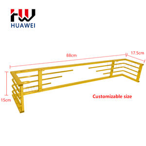 طاولة قهوة ذهبية طويلة على شكل حرف L من متجر مصنع مصنع هوواى-إطار أريكة زخرفية - Product Image 2
