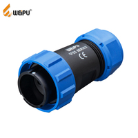 Conector Industrial WEIPU IP67 a Prueba de Agua, Cable de Extensión USB3.0/LC/RJ45, Conector de Montaje en Panel Frontal