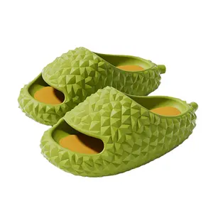 Pantofole durian con fondo spesso in EVA per la casa estiva da donna coppia sandali comodi New Fruit Durian slides