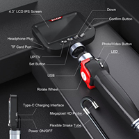 Endoscope industriel H406B-6MM-1M-Articulation à 180 ° pour la détection de courbure de 32mm