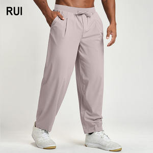Pantalon de jogging RUIQUWIN personnalisé avec logo, en toile haute qualité, tendance, séchage rapide, respirant, léger, pour la randonnée et le fitness - Product Image 1