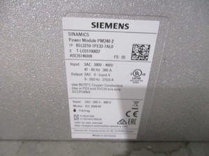 6SL32101PE337AL0 6SL3210-1PE33-7AL0 โมดูลพลังงาน 200KW 380-480V 365A หน่วยแปลงความถี่ - Product Image 3