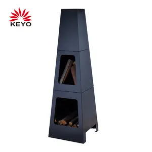 Chimenea Outdoor Fire Chimney Außerhalb im Freien Feuer Garten Kamin Feuerstelle Platz