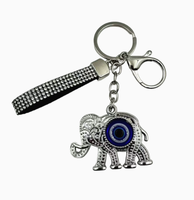 Pendentif œil porte-bonheur multi-formes scintillant entièrement orné de strass avec pompons, ornement suspendu de haute qualité, porte-clés le plus vendu