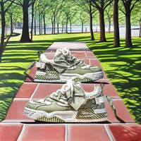Chaussures décontractées pour hommes 2025 à lacets, style marche, design sportif original et unique, semelle épaisse rehaussante, tendance