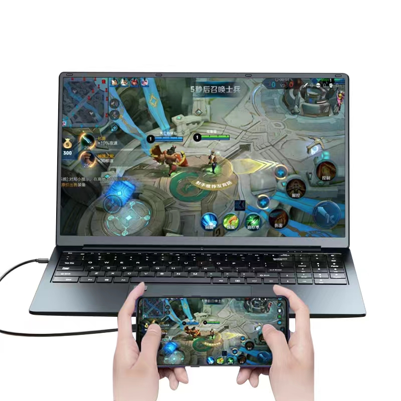 15,6 дюймовые OEM Intel Celeron N5095 Quad Core портативный мониторов TYPC-C проекционный экран Wins 11 ноутбук