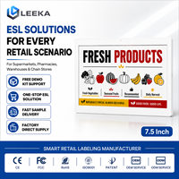 LEEKA Fabricante de ESL, Etiqueta Electrónica de Estante de 7.5 Pulgadas, Pantalla E-ink, Etiqueta Electrónica de Precio ESL para Supermercado
