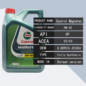 รับประกันคุณภาพ น้ำมันเครื่องสังเคราะห์แท้ 100% สำหรับรถยนต์ SP <span class=keywords><strong>5W30</strong></span> C3 เวอร์ชั่นเกาหลี 4 ลิตร 8 809576 431834 สำหรับ <span class=keywords><strong>Castrol</strong></span> Magnatec - Product Image 6