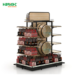 Gondole de présentation créative Highbright avec étagères multi-niveaux pour les zones de vin et de promotion - Product Image 2