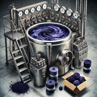 LIECHEN Colorant Acide Violet FBL pour Impression Textile, Poudre Colorante V-48 pour Tissus Polyester et Laine, Teinture Vêtements Acide Violet Lotus CAS