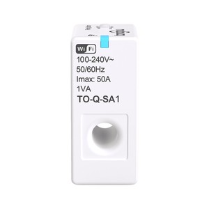 มิเตอร์วัดพลังงานอัจฉริยะ Tuya พร้อม WiFi ระบบตรวจสอบอัจฉริยะ เซ็นเซอร์วัดกระแสไฟฟ้า วัดค่าแบบเรียลไทม์ ระบบควบคุมพลังงานภายในบ้าน 1-50 M284 - Product Image 5