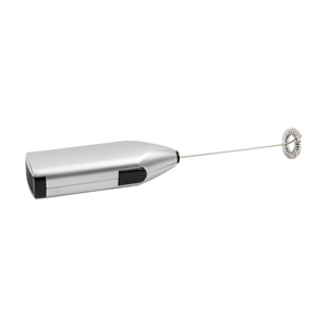 Mousseur à lait portable argenté et noir - Product Image 2