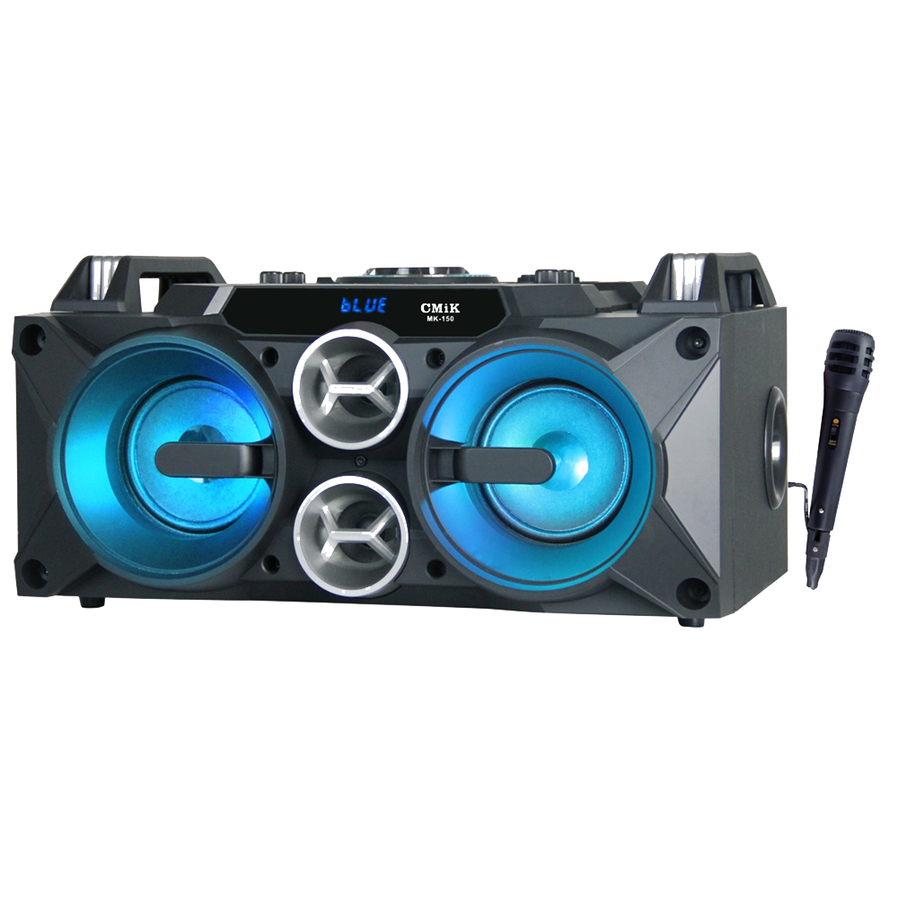 Cmik MK-B150 двойной 5,25 дюймов для использования вне помещения миниатюрный переносной мощный динамик с беспроводной bocinas parlantes bluetooth динамик
