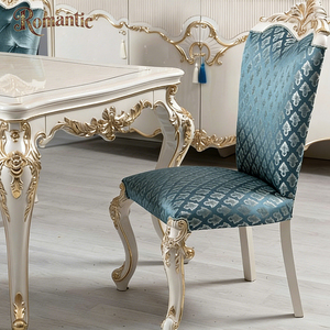 <span class=keywords><strong>Juego</strong></span> <span class=keywords><strong>de</strong></span> Comedor <span class=keywords><strong>de</strong></span> Lujo Clásico Neoclásico, Muebles Tallados Dorados, <span class=keywords><strong>Juego</strong></span> <span class=keywords><strong>de</strong></span> Comedor <span class=keywords><strong>de</strong></span> Terciopelo Turquesa para Mansiones <span class=keywords><strong>de</strong></span> Alta Gama - Product Image 3