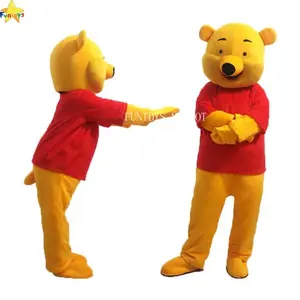 Funtoys cosplay trajes da mascote do urso de pelúcia para o Dia Das Bruxas