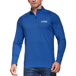 Men's 1/4 <strong>Zip</strong> <strong>up</strong> T Shirts Pullover Long Sleeve Sun Protection Shirts UPF 50+ Fishing Golf Running <strong>Polos</strong> Shirts - Product Image 1