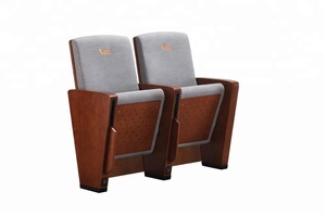 Silla Plegable de Madera HONGJI HJ8005A para Auditorio, <span class=keywords><strong>Teatro</strong></span>, Aula, con Reposabrazos de Madera - Muebles Comerciales - Product Image 4