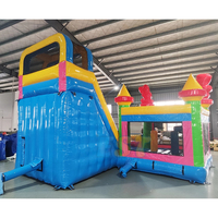 Grand château gonflable pour adultes, combo de château gonflable à thème de dessin animé, directement de l'usine, château gonflable commercial pour enfants