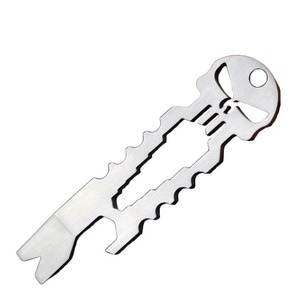 Llavero de Supervivencia para Exteriores, Multiherramienta 8 en 1 de Acero Inoxidable, 6 Llaves, Destornillador, Abrebotellas, Palanca, para Todas las Estaciones - Product Image 2