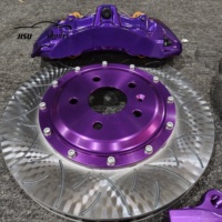 Púrpura V6 y F40 con freno de mano 18/19 pulgadas 355 380 rotores de hierro para Golf GTI Honda Accord Kia Foret Ford Mustang