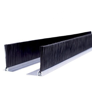 Support en aluminium personnalisé 5*16 gris <span class=keywords><strong>anti</strong></span>-poussière <span class=keywords><strong>anti</strong></span>-<span class=keywords><strong>bruit</strong></span> fenêtre Mohair bande de temps - Product Image 3
