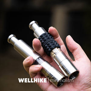 WELLHIKE Molinillo de Sal y Pimienta Táctico de Acero Inoxidable con Funda de Silicona GZ - Product Image 2