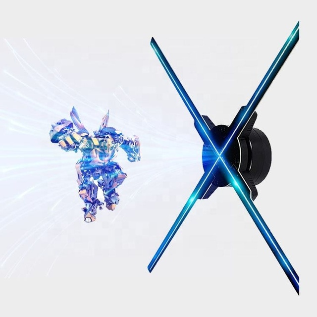 HD 5d Hologram Advertising Fan Led Fan Equipment Holographic Led Hologram Fan Projector Hologram Projection
