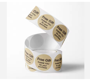 Tùy chỉnh cá nhân tự dính kinh doanh Cảm ơn bạn nhãn CuộN UV Vinyl vòng tròn Sticker cuộn cho nến quà tặng bao bì hàng tạp hóa - Product Image 3