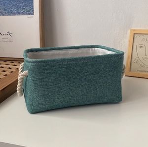 Best Selling Modern <b>Fabric</b> Storage <b>Basket</b> Natural Cotton Storage Bins Moistureproof Home Decoration - Product Image 2