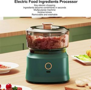 Professional Mini Electric <b>Meat</b> <b>Grinder</b> and Veggie Processor Portable Household Food Chopper - Product Image 2