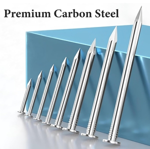 Vástago recto de acero al carbono, cemento de mampostería endurecido Delgado, pared de ladrillo de acero galvanizado Astel fuerte clavo de hormigón de 3 pulgadas - Product Image 3