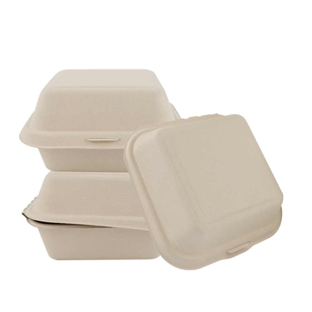 Hot Selling High Quality Degradable Eco-friendly Healthy Takeaway Box For Hamburger Cake And Any Food