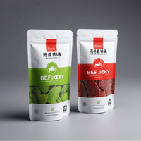 Sachet Doypack Mat Autoportant en Plastique PE Personnalisable pour Granola d'Avoine Mylar, Aliments pour Bébé, Chewing-gum, Croustilles de Pommes de Terre, Aliments pour Animaux de Compagnie - 100 pièces
