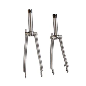 Gr.9 Titanium Legering Racefiets Voorvork 700C 3AL/2.5V Fiets Vork