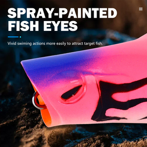 Esca Morbida a Forma di Rana 7CM 14G, Esca Artificiale in Plastica per <span class=keywords><strong>Pesca</strong></span> in Fiume, Lago, Torrente, Oceano, Attratti Trote e Persici - Product Image 4