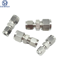 Raccord de compression hydraulique en acier inoxydable pour applications industrielles de puissance fluide, directement de l'usine