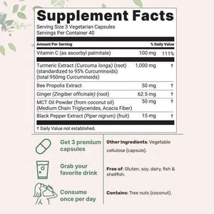 כמוסות תמצית זעפרן מתקדמת עם העשרת ויטמינים לתמיכה במצב הרוח והגברת אנרגיה, תוסף תזונה טבעוני בבקבוק - Product Image 6