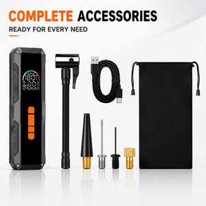 Portable Tire Inflator Air Compressor Digital <b>Car</b> Pump 150PSI with LED Light Pressure Gauge Power Bank SOS Rescue Tool OEM ODM - Product Image 6