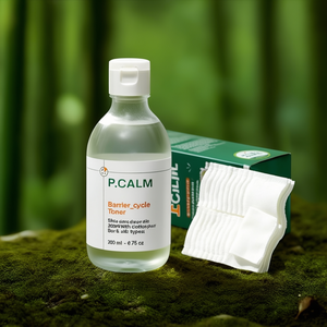 Tónico Facial P.CALM Barrier Cycle 200 ml con Discos de Algodón para Todo Tipo de Piel - Product Image 3
