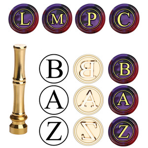 Hot Bán Mini Chữ Loạt 15Mm 26 Chữ Tiếng Anh Tiêu Chuẩn Phông Chữ Chữ Sáp Con Dấu Tem Đầu - Product Image 2