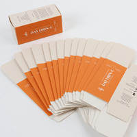 Boîte pliante en papier Kraft blanc de taille personnalisée pour emballage cadeau cosmétique