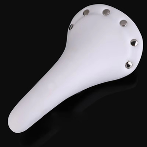 <span class=keywords><strong>Selle</strong></span> de vélo vintage en cuir PU avec rivets, siège avant confortable, <span class=keywords><strong>selle</strong></span> de vélo <span class=keywords><strong>VTT</strong></span> antichoc - Product Image 3
