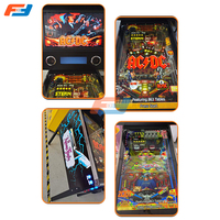 Machine de flipper de club, machines de jeu de flipper avec écran LCD, utilisation familiale, 1500 jeux, machine de flipper à pièces vidéo