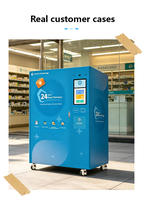 Yunyin - Dispensador de Medicamentos Inteligente de 24 Horas con Riel Ajustable, Gabinete de Almacenamiento de Medicamentos con Humedad Constante