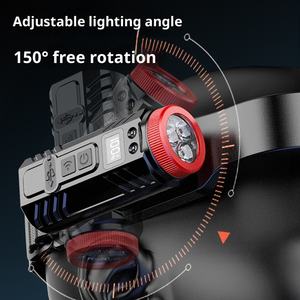 Linterna Frontal LED COB WOSEN, Material de Silicona, Sensor de Gestos Inteligente, Portátil, Recargable, Ajustable, Linterna Frontal para Caza - Product Image 4