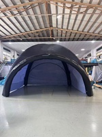 Tente publicitaire gonflable modulaire 4x4 6x6, design personnalisé, logo personnalisé, portable, imperméable, légère, installation facile, pour événements sportifs