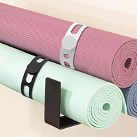 Sangle de fixation en silicone, élastique réutilisable, auto-serrante, pour le regroupement ou l'organisation de rideaux, de cordons, de tapis de yoga, de tapis de camping