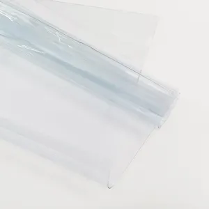 Polymère dispersé cristal Film PVC motif tapis feuille teinté résine claire rouleau en plastique pour emballage Transparent